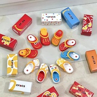 Mcdonalds Suit 10Pcs/Box Crocs Mcdo Crocs Keychain Slipper Pendent Ornament Happy Meal Children's To