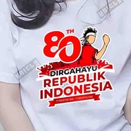 T-SHIRT 17 AUGUST HUT 80TH 2025 MEN/WOMEN COTTON COMBED 24s SHORT SLEEVES / PRINTED 17 AUGUST 001