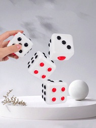 1pc Silicone 3D Dice Magic Cube Finger Stress Relief Toy, Random Color Delivery