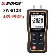 พร้อมส่งจากไทย SNDWAY รุ่งSW-512B ดิจิตอล Manometer เครื่องวัดความดันอากาศแบบดิจิตอลDifferentialธรรม