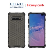 UFLAXE Honeycomb เคสแข็งกันกระแทกสำหรับ Samsung Galaxy S10 / S10 Plus / S10e / S10 Lite เคสโทรศัพท์โปร่งแสงใสป้องกันเต็มรูปแบบ เคสป้องกันการกระแทกที่ทนทาน