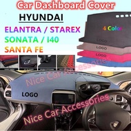 Hyundai Car dashboard cover high quality Suede Color Elantra Starex Sonata Santa FE I40 Accessories 