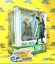 全新未開封 盒殘 BANDAI FIGUARTS ZERO ONE PIECE  FOR THE NEW WORLD RORONOA ZORO 海賊王 羅洛亞 卓洛 新世界 VER.