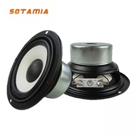 SOTAMIA 2Pcs 3 Inch Full Range Audio Speaker Column 4Ohm 10W Home Theater Amplifier Loudspeaker Multimedia DIY Bluetooth Speaker