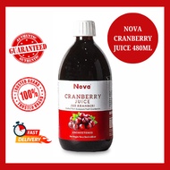 Nova Cranberry Juice Unsweetened 480ml