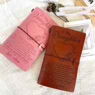 Multi-Style Family Theme Embossed Planner Notebook | 3 Options: To Daughter / Son / Wife | Vintage B