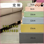 Sofa Cushion 50D High-Density Foam 60D Foam Backrest Bay Window Cushion Seat Cushion Mattress Cover 