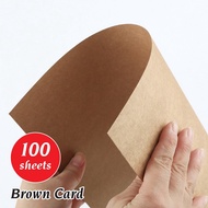 A3 Brown Card 100pcs | 180g 250g 350g 450g | Brown Kraft Paper for Printing and Craft | Kraft Card |