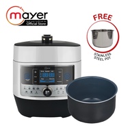 Mayer 6L Multi-Functional Pressure Cooker MMPC6062A FREE Stainless Steel Pot