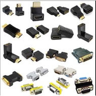 HD hdmi to dvi/DVI to HDMI/DVI to VGA Extension Head Mike HDMI Mini Adapter Extension xindianZ