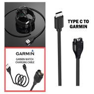 Type C / Type USB Garmin Charger Smartwatch Charging Cable For Vivoactiv 3 4 5 6 / Venu 4 4s 3 3S Sq