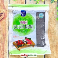 (100 Lá / Gói) RONG BIỂN cuộn Cơm Sushi Kimbap (Gimbab) Hàn Quốc 240G