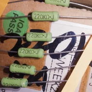 5PCS KOA 3W 220K perintang demam kaki tembaga SPR3 5X15MM