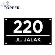 Choice - Simple Custom House Number 30X17 Acrylic House Number/