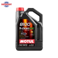 น้ำมันเครื่อง MOTUL-8100 X_CLEAN EFE(5W30) มีให้เลือก2 ขนาด ขนาด1L (108585)  ขนาด 5L (113235)