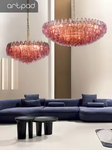 Luxury Murano Crystal Luster 2026 Modern Chandelier Luster Custom Size Glass Ceiling Pendant Light f