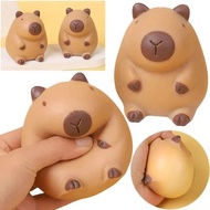 Capybara Slow Rebound Toy Stress Relief Funny Animal Squeeze Toy Cute Capybara Shape Squeeze Ball Bi