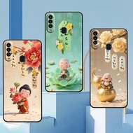 Samsung A20s case printed with calligraphy meaning of life