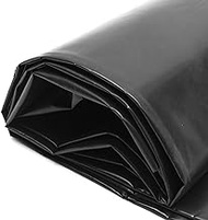 Pond Liner Flexible 2x3m Fish Pond Bed Liners High Density HDPE Foldable Durable Impermeable Film for Fountains, Waterfall，Koi Ponds (Color : Black, Size : 4x8m)