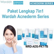 Paket 7in1 Anti Acne Wardah Acnederm Series Ori Bpom