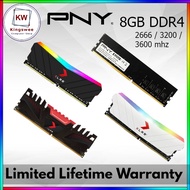 PNY XLR8 8GB 16GB DDR4 3200 Performance Ram Desktop Ram - 8gb 16gb Value Ram 3200 3600 DDR4