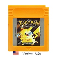 GBC Series Pokemon Game Cartridge 16 Bit Video Game Console Card Blue Crystal Green Red Silver Yello