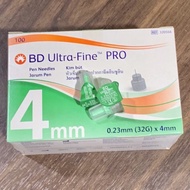 NEW BD Jarum Insulin Ultra-Fine PRO 0.23(32G)x4mm