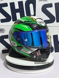 shoei x14川崎安全帽全罩機車頭盔男女情侶摩托版畫四季全盔覆蓋騎士雙D扣防摔保護重機騎乘公路賽車跑盔·代購