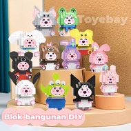 Lego Loopy/ DIY Stacking Blocks Children's Game/Kuromi/Cinnamoroll Mini Bricks Toys