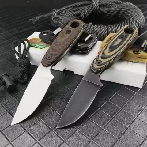 Izula High Hardness Straight Knife D2 Steel Outdoor Camping Portable EDC Pocket Knife Wilderness Sur