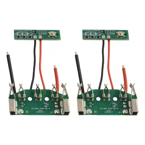 2pcs PCB Charging Protection Circuit Board Replacement For Bosch BAT609 BAT609G BAT618 BAT618G Li-io