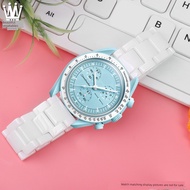 Suitable for Omega Swatch Omega Swatch Co-Branded Planet Series Men Women Ceramic Watch Strap Access