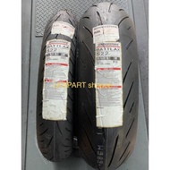 Bridgestone S22 tayar motosikal 200/55/17 190/55/17 120/70/17 made in Japan back BATTLAX BATTLAX HYPERSPORT S22 F