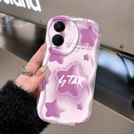 HP VIVO Y16 VIVO Y35 Y35 5G Y56 5G Case Candy Colored Star Phone Case for Women Softcase Phone Case 