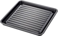 Aimedia Toaster Tray, For Toasters, Wide Size, Large Toaster, Cooking Tray, Marble Coat, Fluorine Coat, Fish Grill, Induction Compatible, Gas Fire, Black