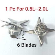Universal 2.0-3.0L Blender Jug Knife Blade Ice Crusher Knife Jug Replacement Blender spare parts