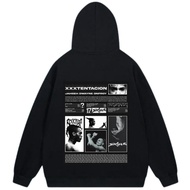 M-3XL Hoodie XXXTentacion Collage Print Unisex Lelaki Wanita 100% Kapas Streetwear
