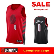 【Heat-pressed】New Basketball Jerseys 0# Damian Lillard Jersey