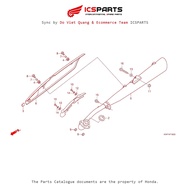 Exhaust (F-16-C) HONDA Wave 100 Kwyp (2013) Parts Catalog