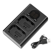 Neewer Dual USB Charger for Sony NP-FZ100 Battery for Sony ZV-E1, FX3, FX30, A1, A9 II, A7R V, A7S I