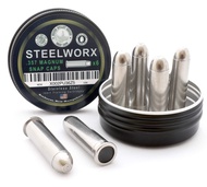 Steelworx 357 Magnum Stainless Steel Snap Caps/Training Rounds
