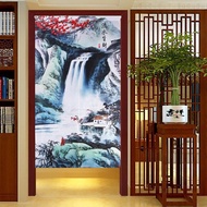 The Traditional Chinese Style Feng Shui Japanese Noren Bedroom Door Curtain