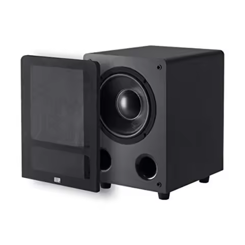 Premium Select Subwoofer - 8-Inch Woofer, 200 Watt, 4 Ohm Nominal Impedance, Auto On/Off, Black
