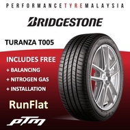 Bridgestone Turanza T005 Run flat 225/50R17 225/40R18 245/40R19 275/35R19 Tyre (FREE INSTALLATION/DELIVERY) RFT Tayar Tire