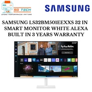 Samsung LS32BM501EEXXS 32" Inch Smart Monitor White Alexa Built-in 3 Years Warranty