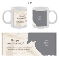 L01 Anniversary Color Changing Mug Photo Print Ceramic Mug Coffee Mug Love Mug Couple Gift For Her G