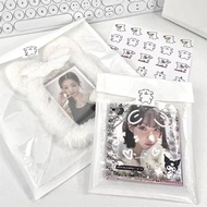 Transparent Double-Sided Paper Packaging Bag 13x19cm Wrapping Paper Gift Wrap