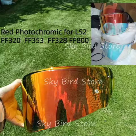 Photochromic Visor for LS2 FF320 Stream FF353 Rapid FF328 FF800 Helmet Lens Sun Shield Glass Replace