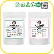 KETOGENIE Erythritol / Allulose / Monk Fruit / Stevia Natural Sweetener - Halal, Zero Calorie, Vegan
