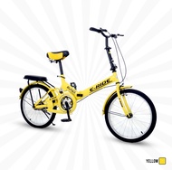 E-RIDE FOLDING BIKE 20" INCH / BASIKAL LIPAT 20" INCH MURAH / SESUAI UNTUK 8 TAHUN KEATAS